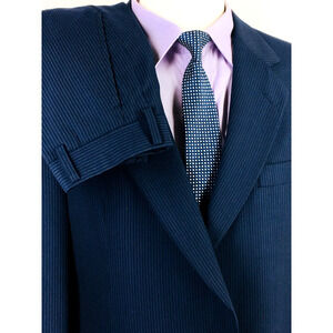 42XL Hart Schaffner Marx Christian Dior 1979 Vintage 2 Button Wool Suit Pants 40